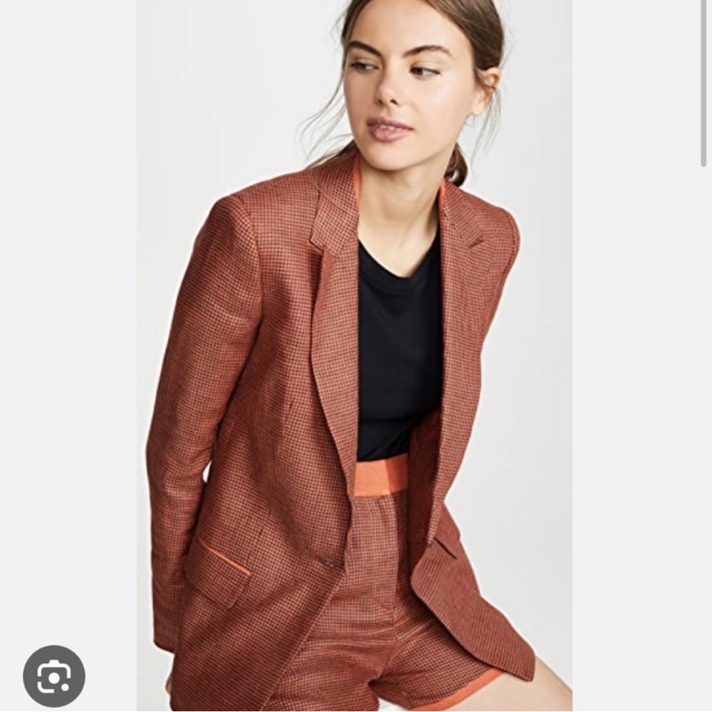Rag & Bone Beth  Oversized blazer in Dark Nutmeg